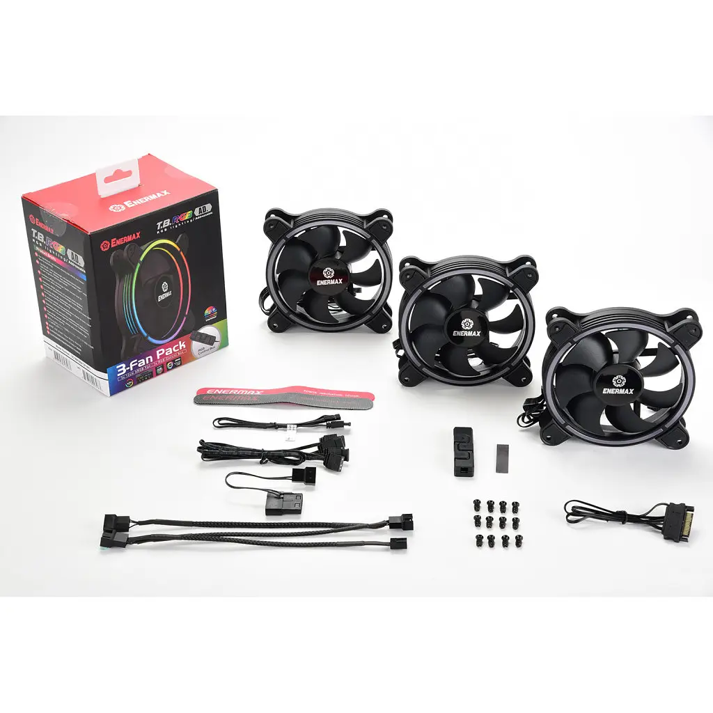 Кулер для корпуса Enermax T.B.RGB A.D.3 PACK (UCTBRGBA12P-BP3) - фото 3