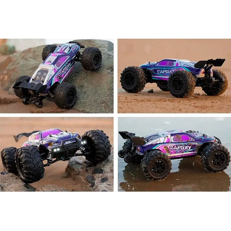 Машинка на радіокеруванні JJRC Q132-A OFF-ROAD All-terrain Blue/Purple [119073] - фото 8