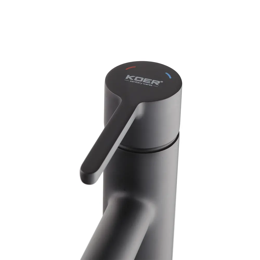Змішувач для умивальника Koer KB-10029-05 Black KR5487 Чорний матовий - фото 4