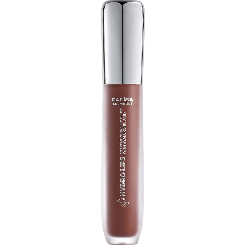 Блиск для губ Parisa Hydro Shine Lip Gloss with Hyaluronic Acid PHL-06 №05 Rosewood nude 6 мл - фото 2