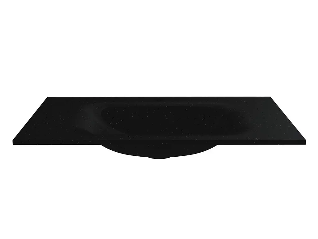 Умивальник Miraggio JESSEL 800 BLACK (0002602) Mirasoft, Матовий, Накладний/Врізний, Чорний - фото 4