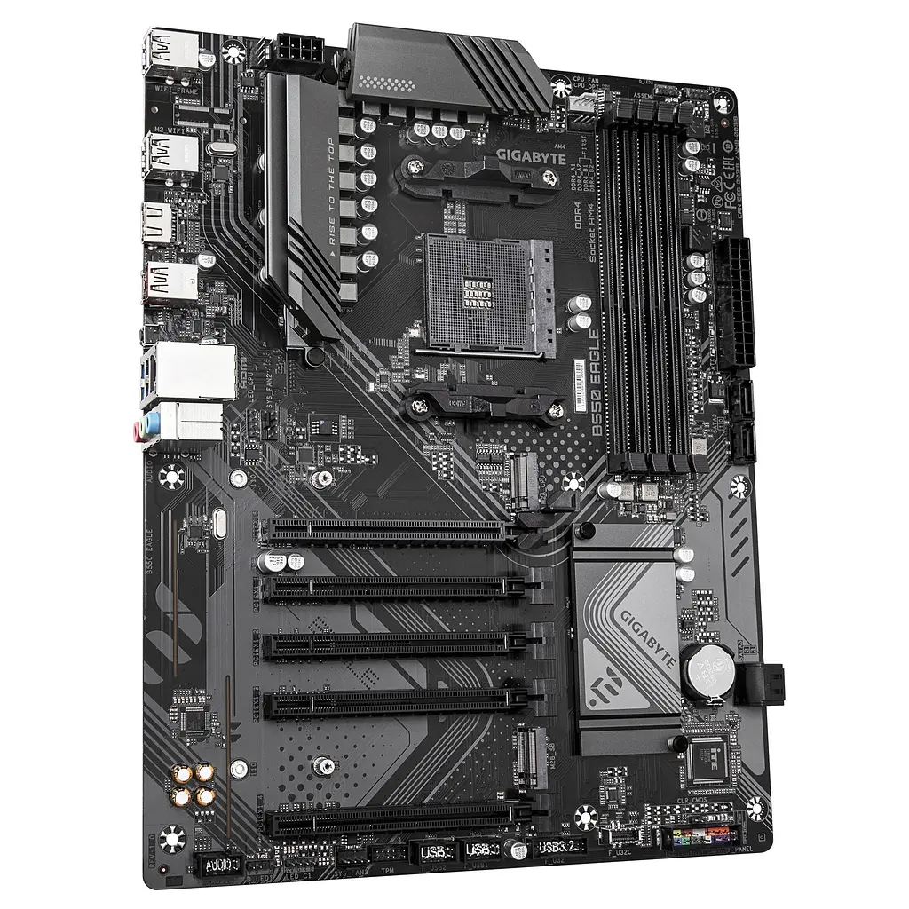 Gigabyte Материнська плата B550 EAGLE sAM4 B550 4xDDR4 M.2 HDMI ATX - фото 2