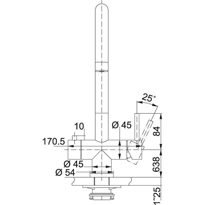 Змішувач для кухні Franke Eos Clear Water (120.0179.979) з підключенням до фільтра води - Нержавіюча сталь полірована - фото 2