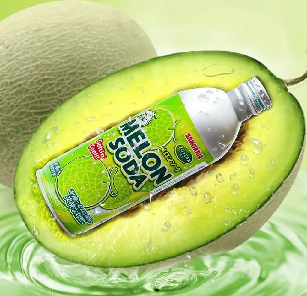 Газований напій Sangaria Ramune Melon Soda 500мл - фото 7