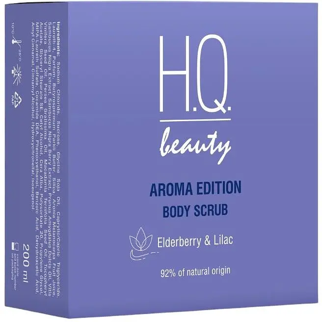 Скраб для тела H.Q. Beauty Aroma Edition Бузина и Сирень 200 мл - фото 2