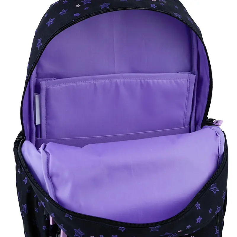 Рюкзак GoPack Education 120M-1 Stars Чорно-фіолетовий (GO26-120M-1) - фото 14