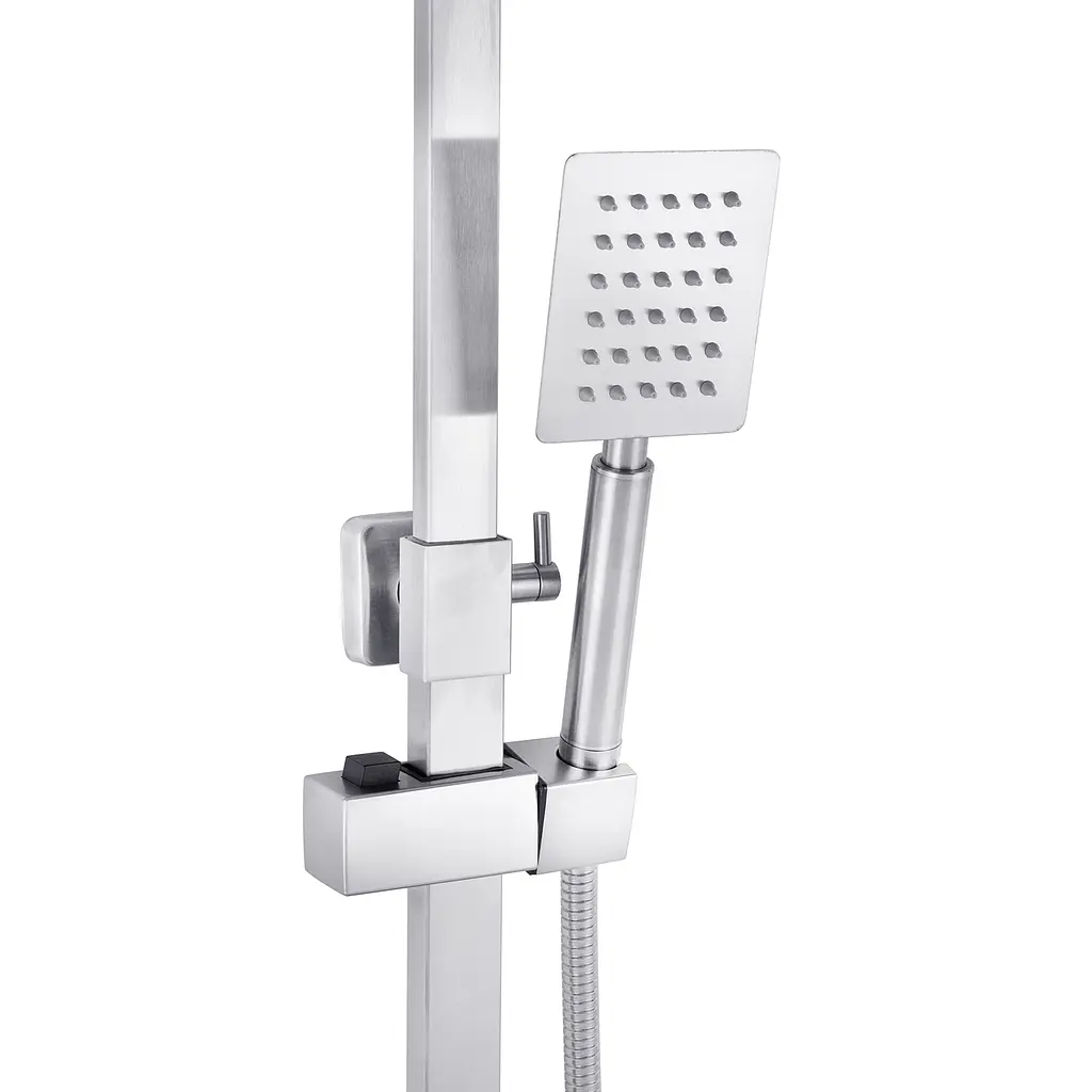 Душова система Kroner KRP Edelstahl Kubus - ESG063 CV022978, Хром матовий - фото 7