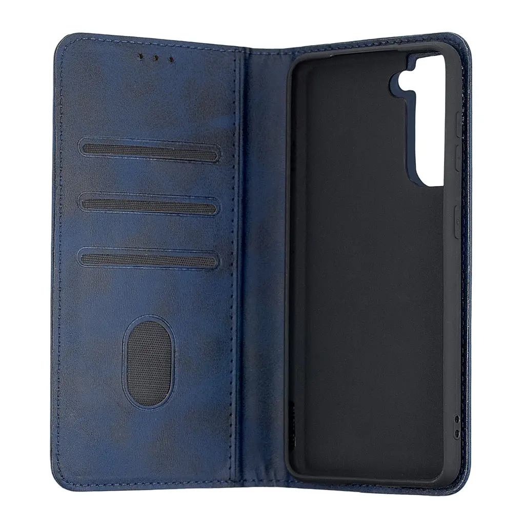 Чохол-книжка Premium Samsung S21 5G (G991) Dark Blue - фото 2