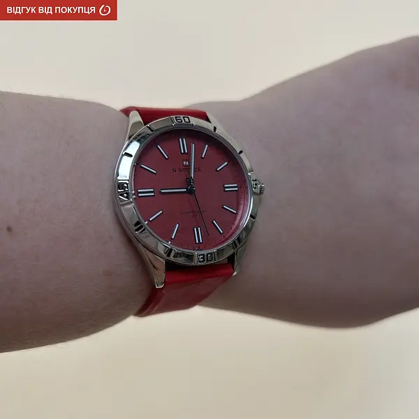Годинник Naviforce Bagira Bordo - фото 13