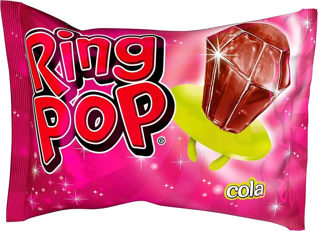 Льодяник Bazooka Ring Pop Assortment Candy 14г, 1шт - фото 6