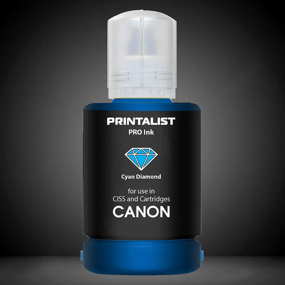 Чорнило PRINTALIST для Canon 140г Cyan водорозчинне (PL-INK-CANON-C) - фото 6