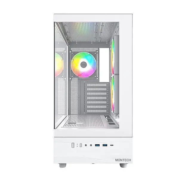 Корпус ATX PSU WHITE XR (W) MONTECH - фото 2