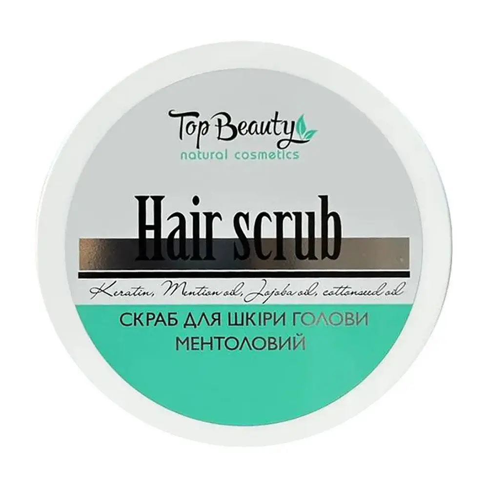 Скраб для шкіри голови Top Beauty Hair scrub ментоловий, 250 мл