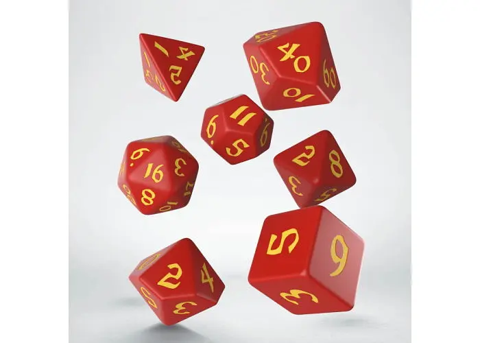 Набір кубиків Classic Runic Red & yellow Dice Set , 7 шт. (SCLR23) - фото 2