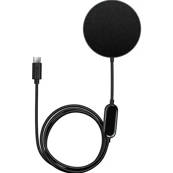 Беспроводное зарядное устройство Baseus Simple Mini2 Magnetic Wireless Charger 15W Black (CCJJ010001) [90315] - фото 3