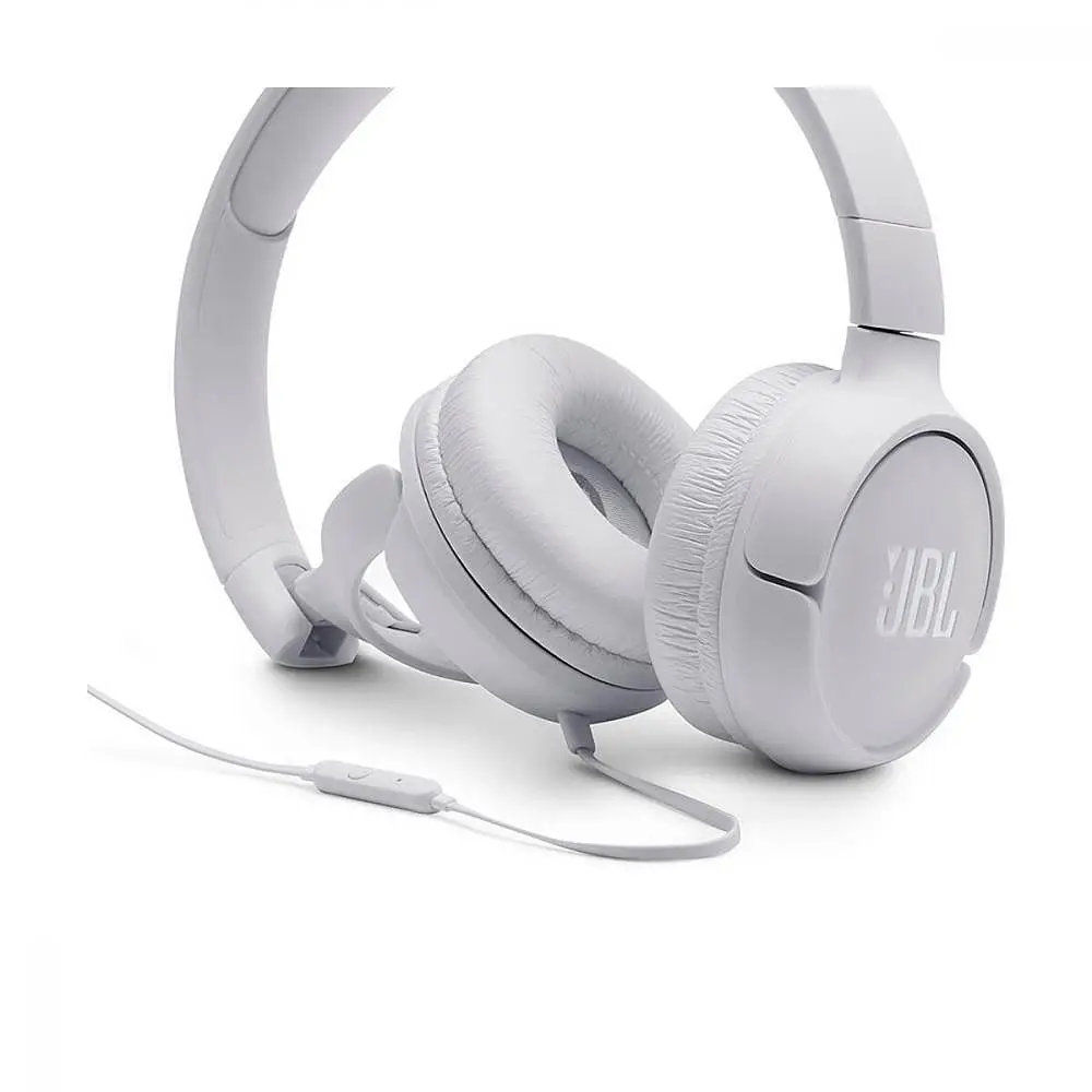 Навушники з мікрофоном JBL T500 White (JBLT500WHT) - фото 5