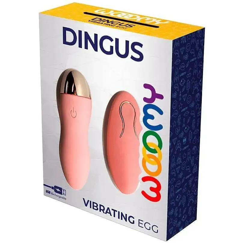 Виброяйцо Wooomy Dingus Vibrating Egg с пультом управления 10 режимов - фото 4