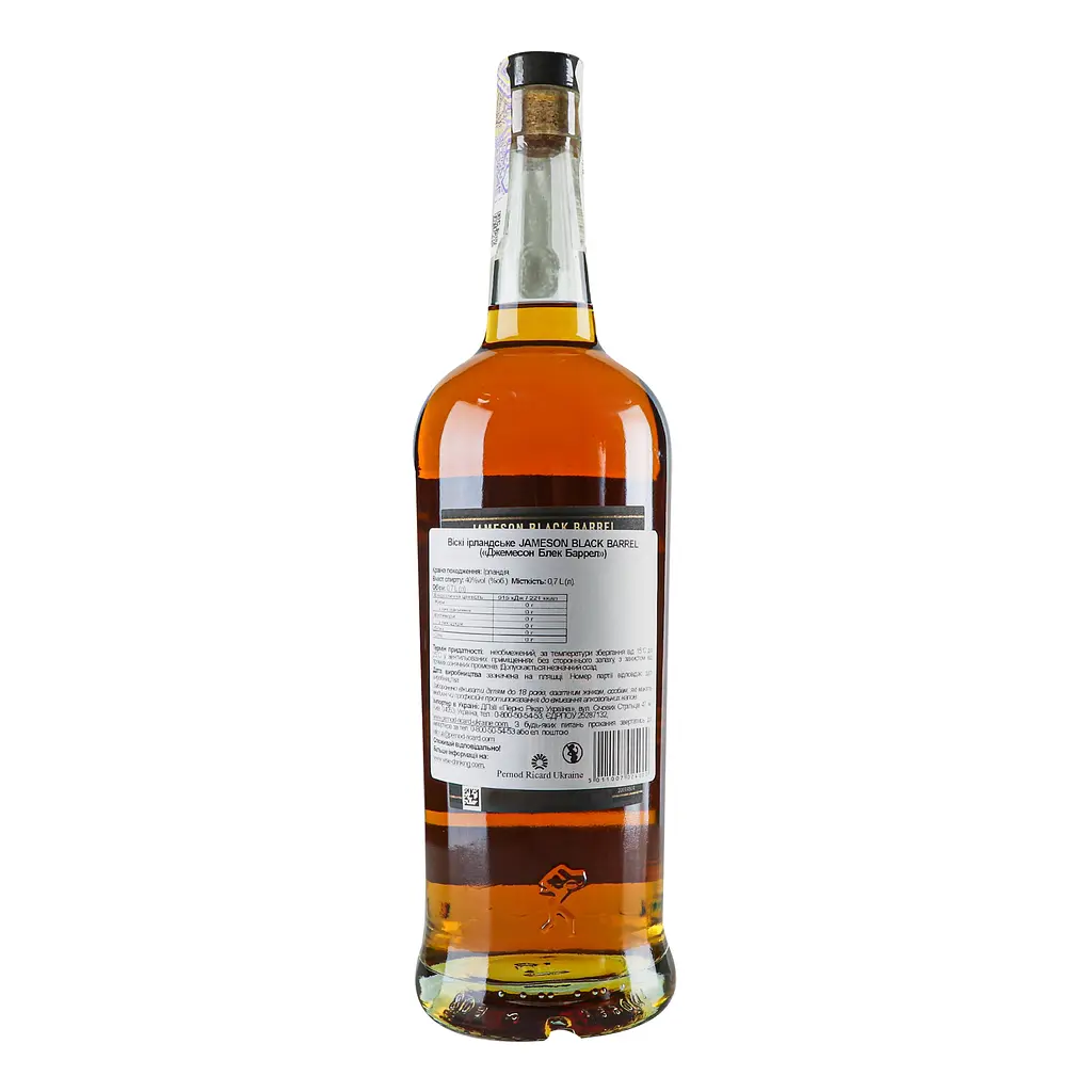 Віскі Jameson Black Barrel 40% 0.7 л в подарунковій упаковці - фото 3