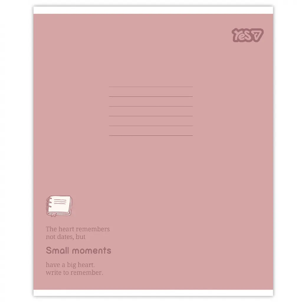 Набір зошитів Yes Small moments 18 аркушів у лінію 25 шт. (768689) - фото 4