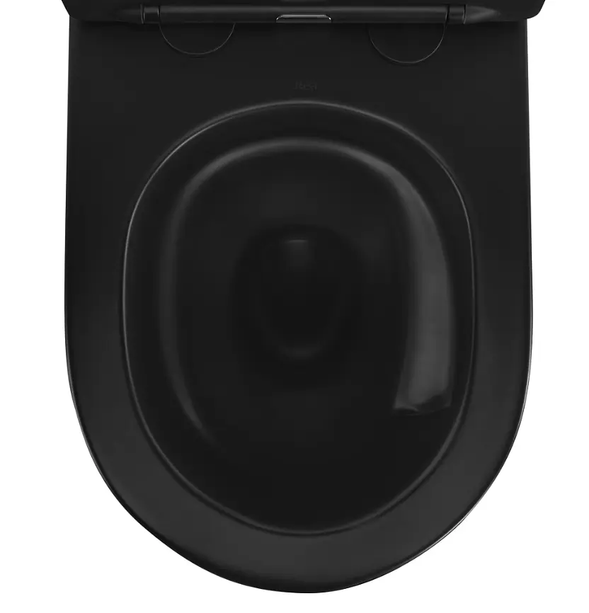 Підвісний унітаз Rea Carlo Tornado безободковий 49x35,5 см black matt REA-C3000 - фото 4