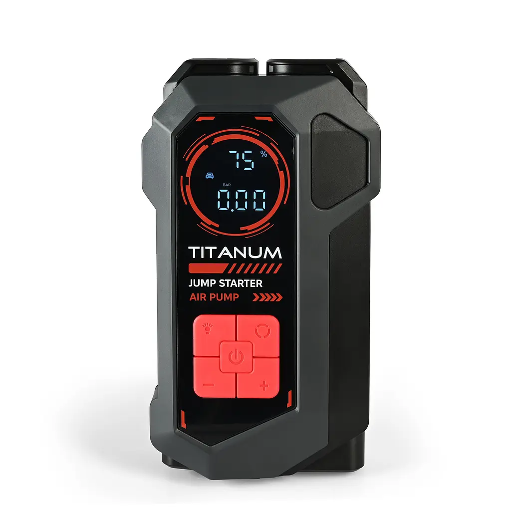 Пускозарядний пристрій 4в1 TITANUM JSQ18 2000A 10000mAh TITANUM (29311-000) - фото 2