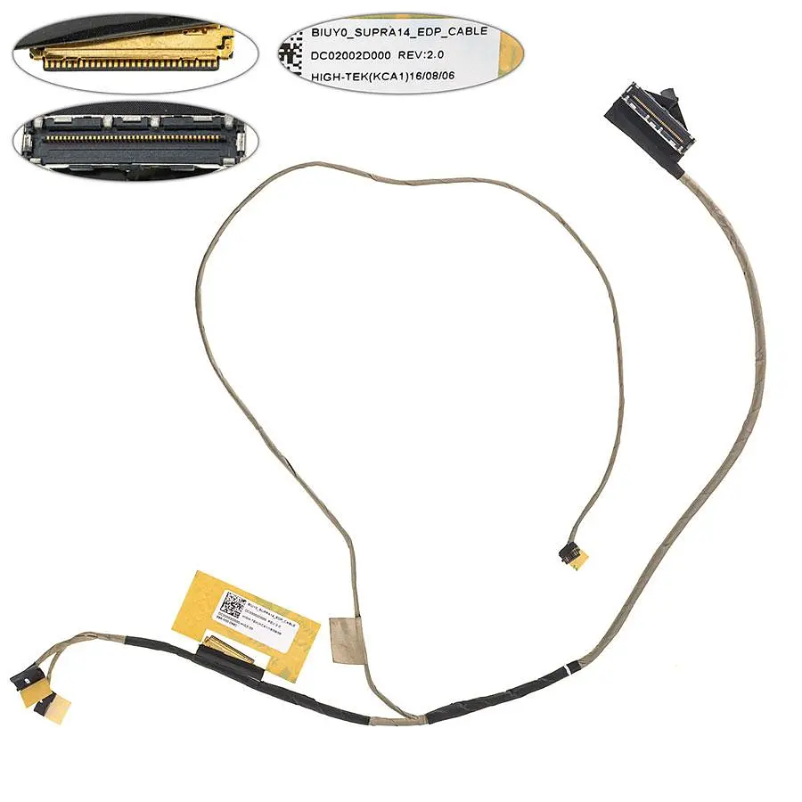 Шлейф матриці для ноутбука LENOVO (710S Plus-13ISK) eDP FullHD (DC02002D000) Б/В