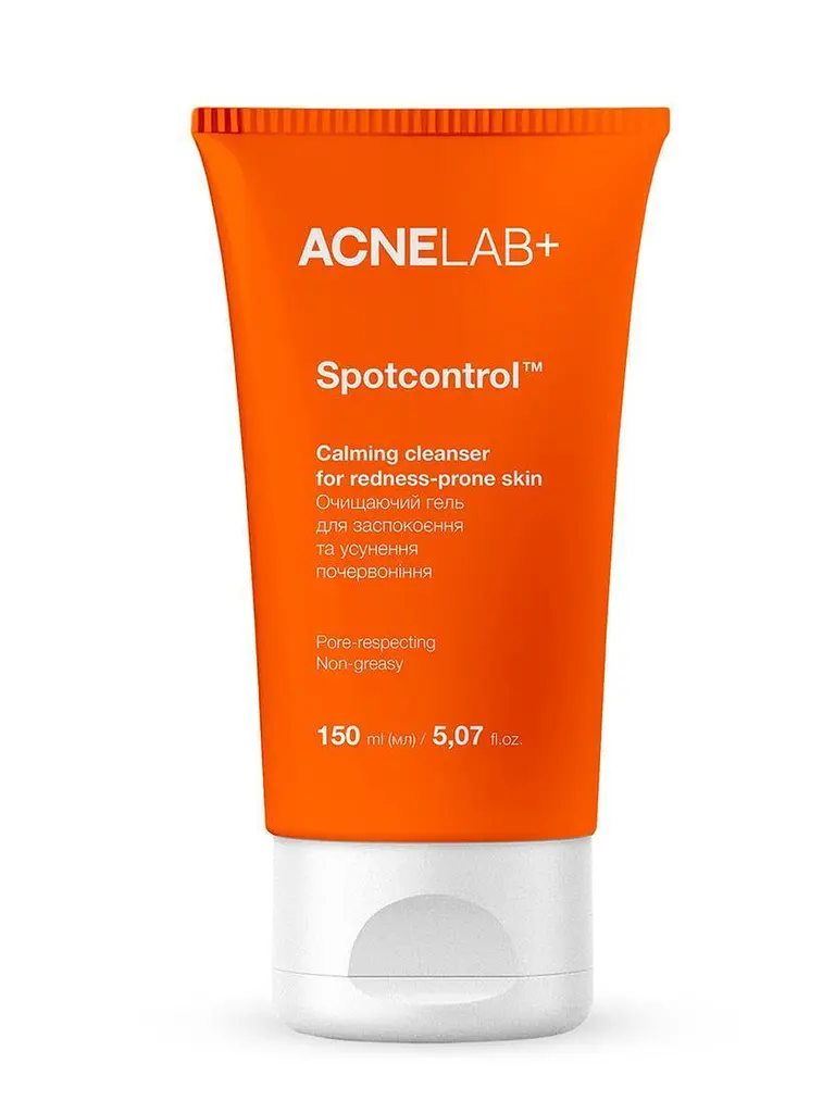 Очищаючий гель для заспокоєння та усунення почервоніння ACNELAB+ Spotcontrol Calming Cleanser, 150 мл