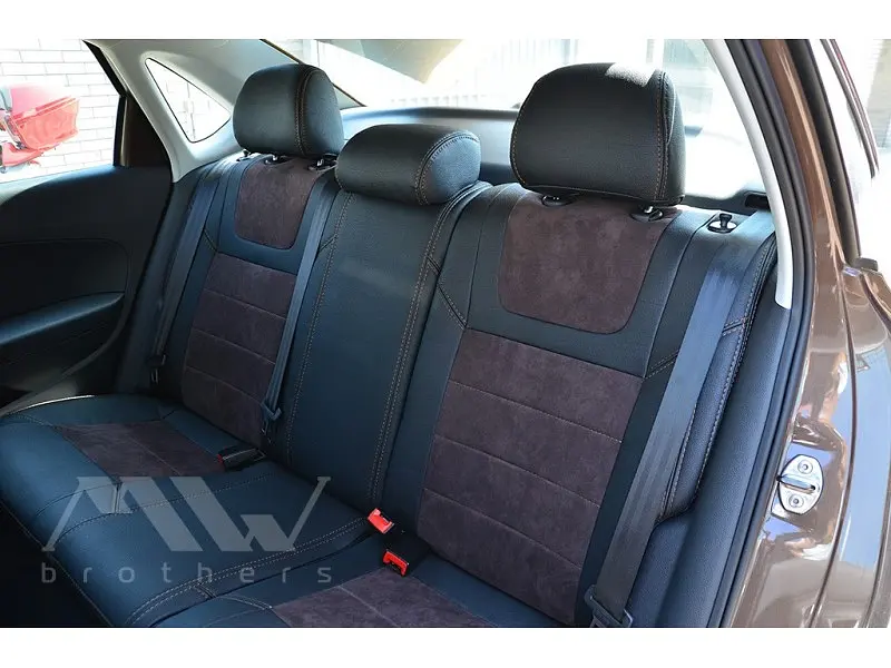 Авточохли модельні MW Brothers для Volkswagen Polo HB c 2009 - фото 4