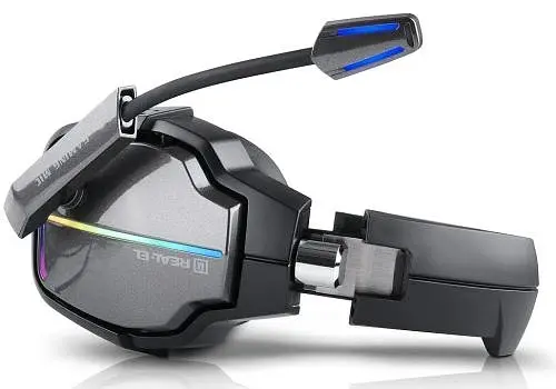 Навушники REAL-EL GDX-7780 Surround 7.1, Black, RGB, USB, накладні, мікрофон, кабель 2.2 м - фото 3