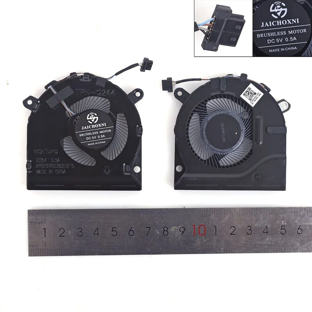 Вентилятор кулер для HP Pavillion 14-DV TPN-Q244 series, (EG50040S1-CL30-S9A, ND75C39-20B03, Аналог) - фото 3