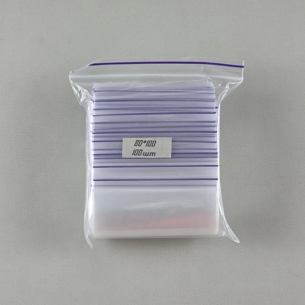 Пакети Zip-Lock прозорі 8x10 см, 100 шт, 100 мкм, поліетиленові пакети із застібкою - фото 3