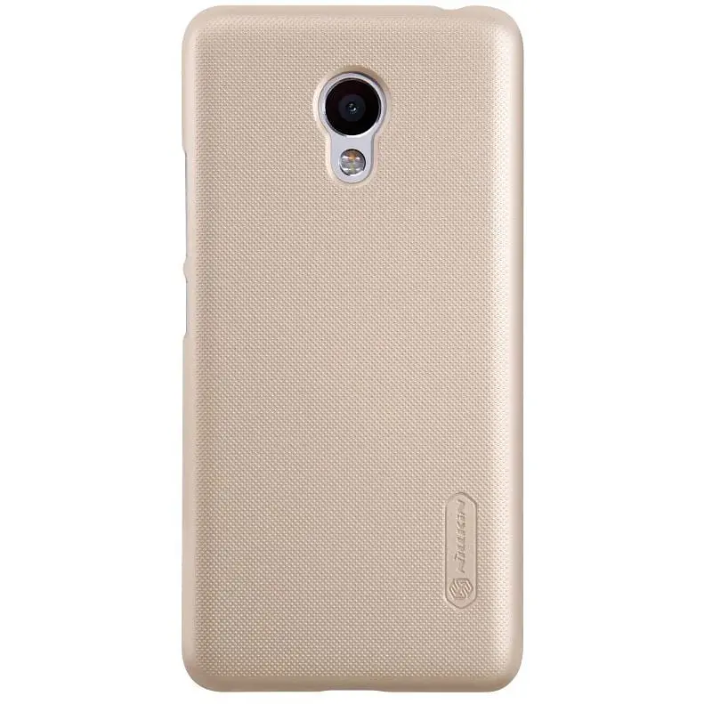 Чохол-накладка Nillkin Super Frosted Shield Meizu M3S Gold - фото 2