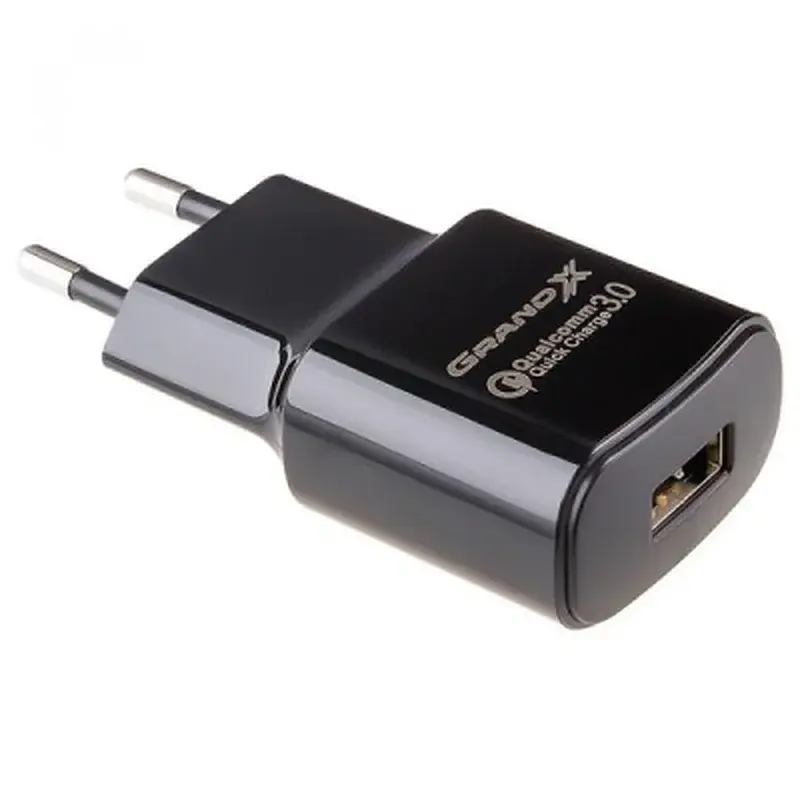 Зарядний пристрій Grand-X CH-550BM (Quick Charg QC3.0 Grand-X 3.6V-12V, 3A-1.5A + DC c (CH-550BM) - фото 2