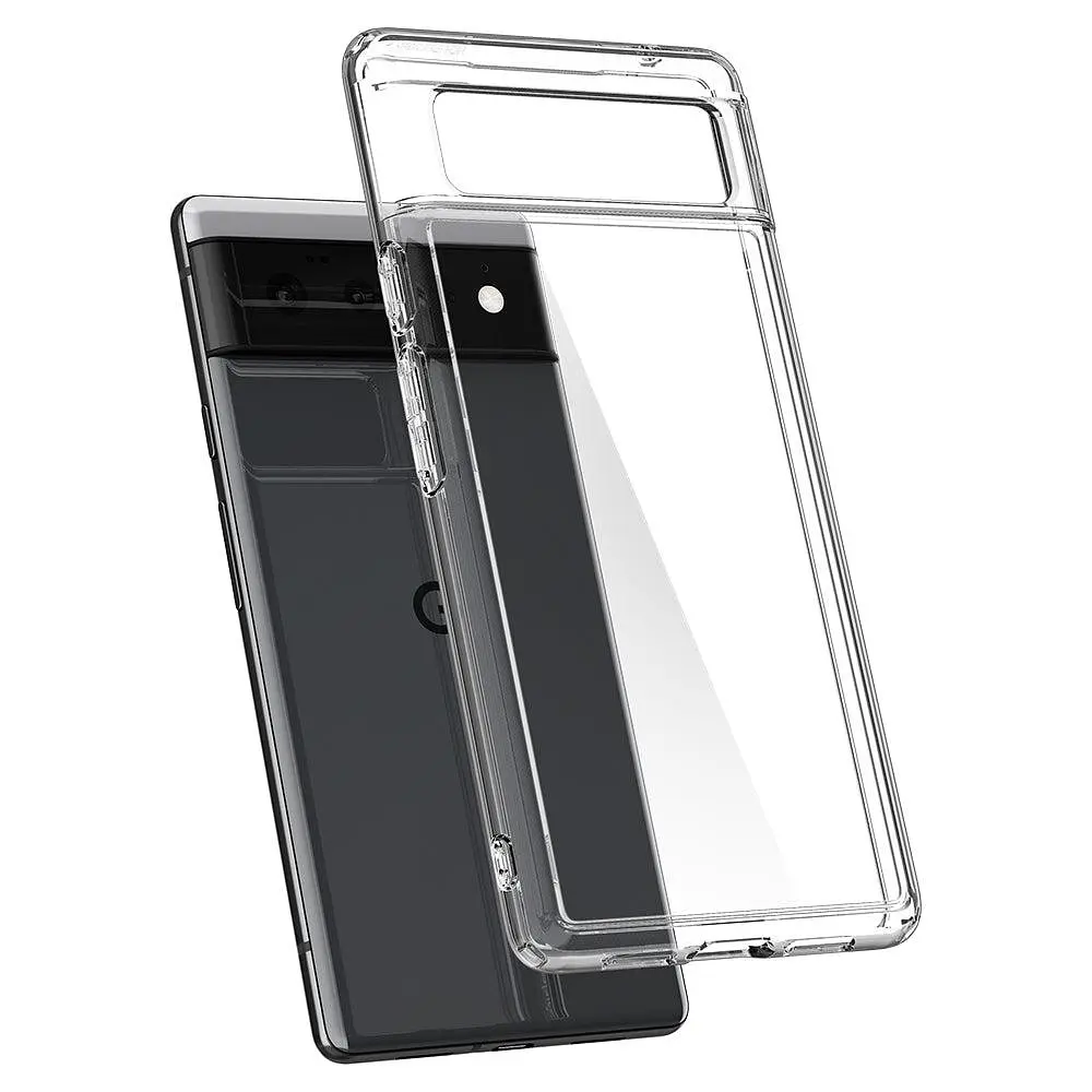 Оригінальний протиударний чохол Spigen Ultra Hybrid Crystal для Google Pixel 6 Clear (ACS03438) - фото 2