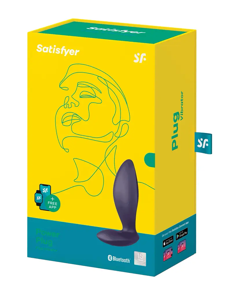 Анальна пробка з вібрацією Satisfyer - Power Plug, синій - фото 5