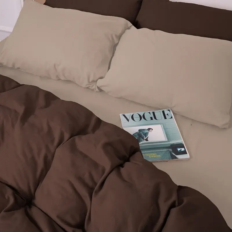 Наволочка MirSon Фланель Cappuchino-Brown 50х70 см (2200009658075) - фото 5