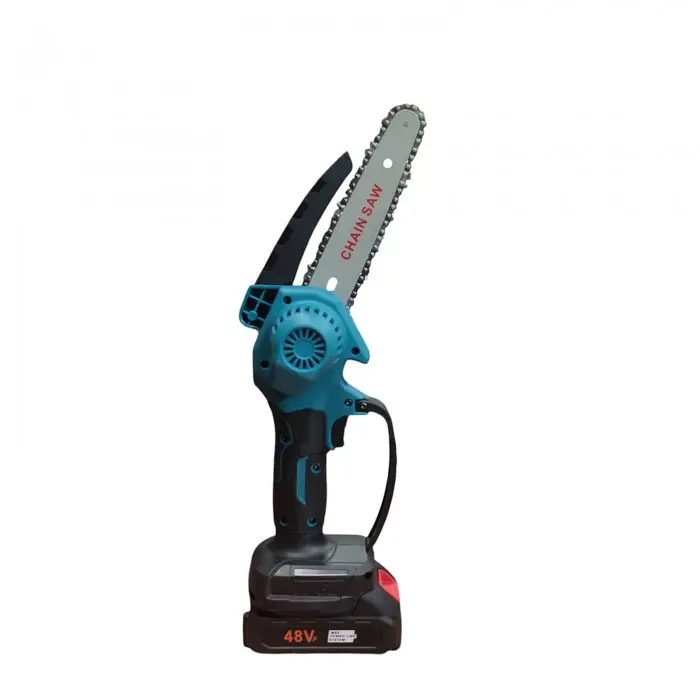 Безщіткова акумуляторна ланцюгова мініпила 6" Electric Saw у кейсі, 2 акумулятори + окуляри - фото 5