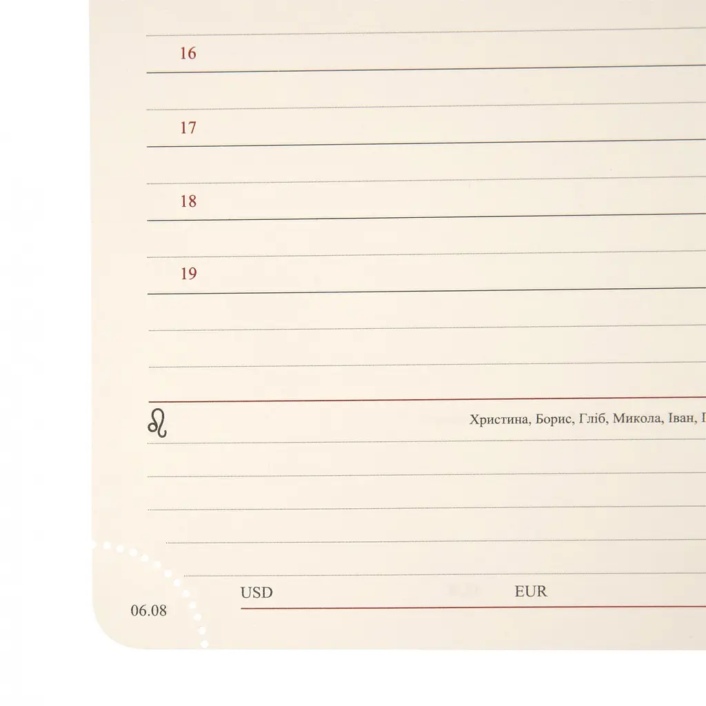 Записная книжка А5 Leo Planner Luna датирована 368 страниц (252688) - фото 14