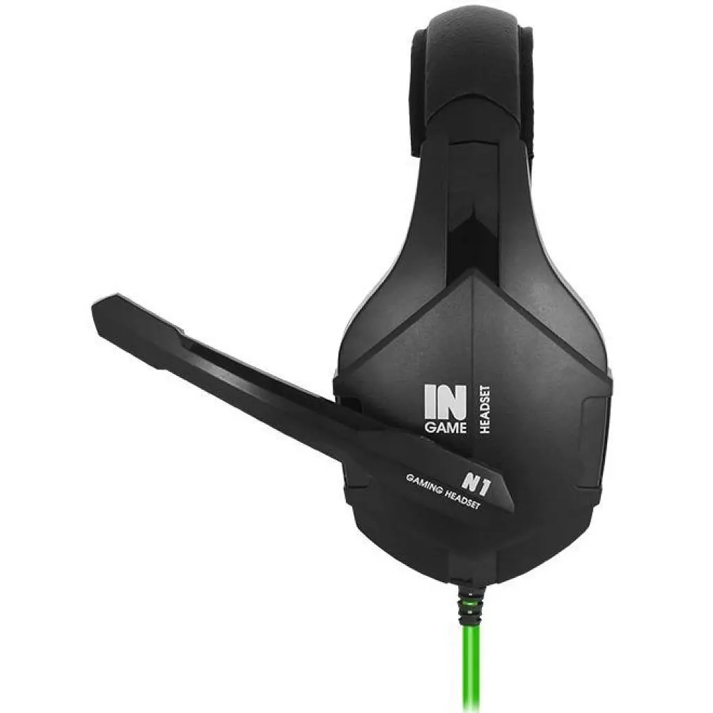 Наушники Gemix N1 Черно-зеленые Игровые - фото 3