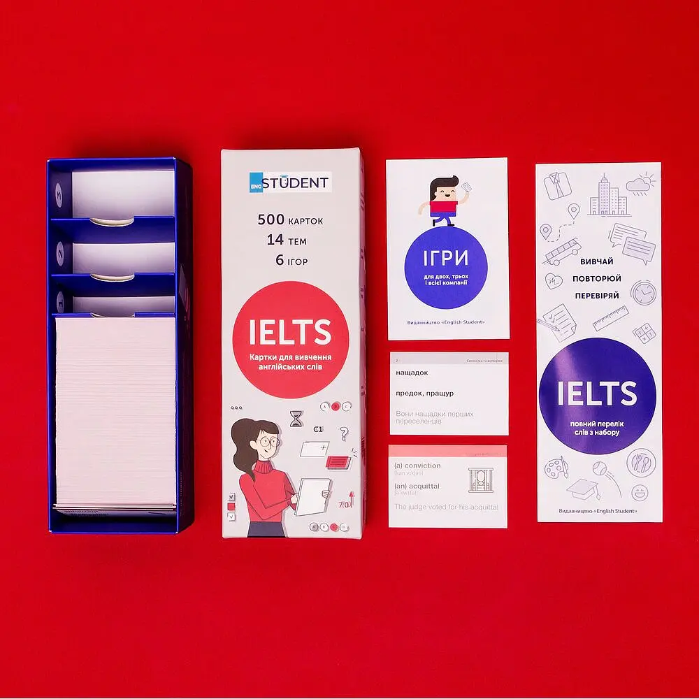 Картки для вивчення англійської. IELTS (500) - English Student - фото 3