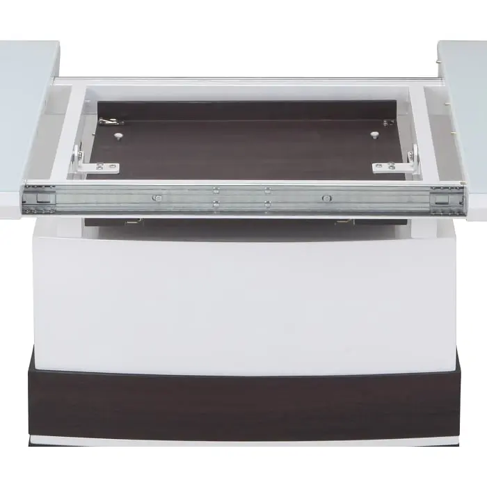 Стіл GT Racer KY8105 (160-200*80*76) White/Wooden - фото 3