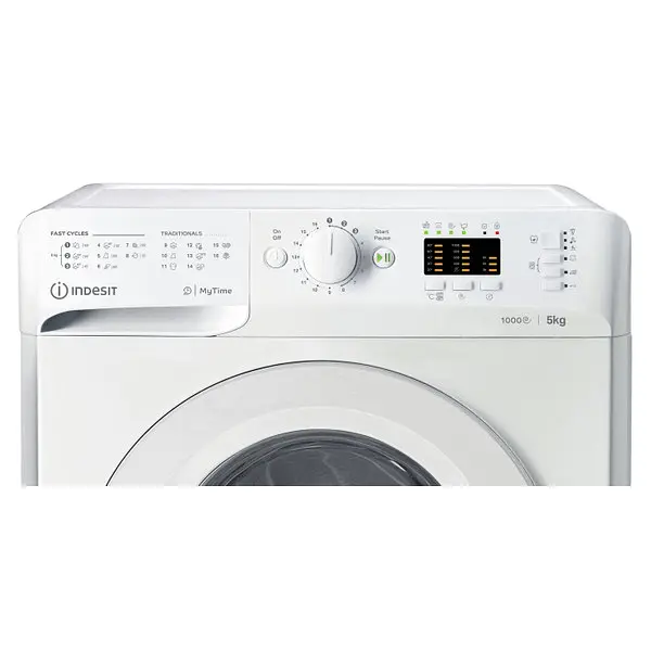 Indesit Пральна машина Indesit фронтальна, 5кг, 1000, A++, 43см, білий - фото 6