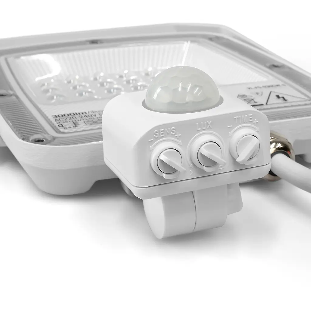 LED прожектор Videx F5, 30W 3000-5000-6500K з датчиком руху 230V White (VL-F5-030CW-S) (29261-000) - фото 5