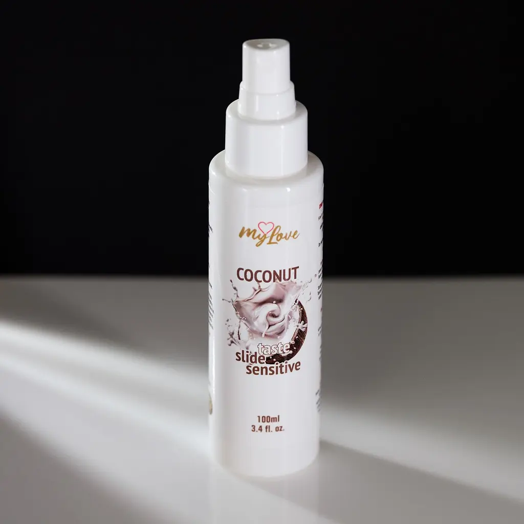 Лубрикант на водній основі MyLove Taste Slide Sensitive Coconut, 100 мл - фото 6