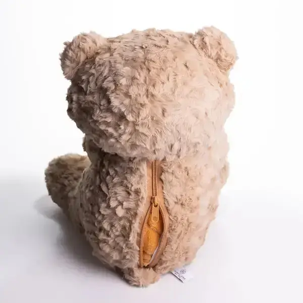 М'яка іграшка з пледом Ведмедик 3 в 1 20850 45 см 110 х 140 см бежева - фото 5