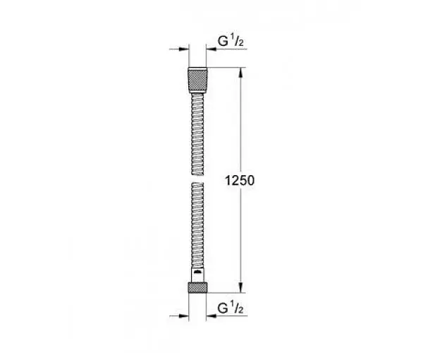Шланг для душа Grohe Relaxaflex Metal Longlife 28142000, Хром - фото 2