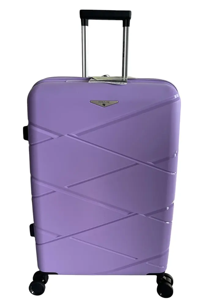 Валіза середня M Worldline Airtex 289 поліпропілен Бузковий - фото 5
