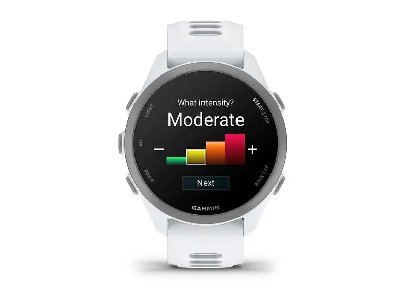Смарт-годинник Garmin Forerunner 170 Whitestone with Whitestone/Cloud Blue Band (010-03920-01) - фото 2