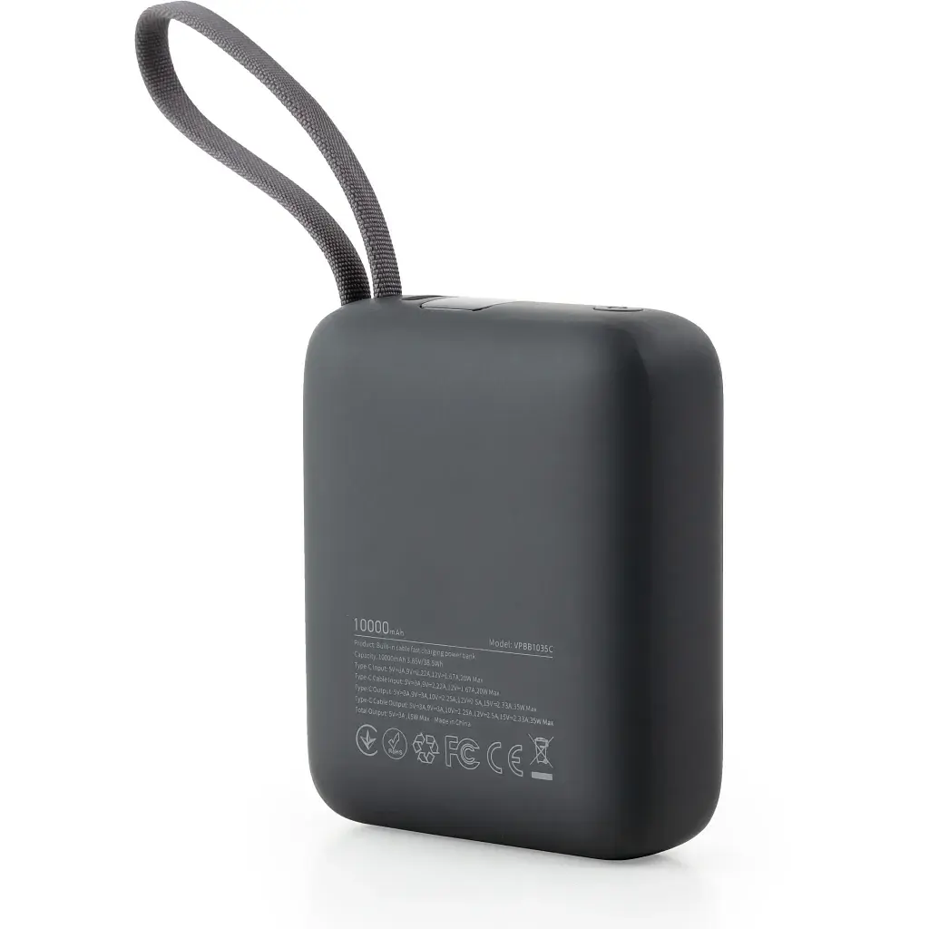 Батарея універсальна Vinga 10000 mAh 35W Display Cable (VPBB1035C) - фото 4
