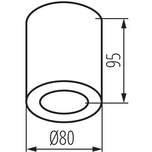 Cвітильник точковий Kanlux Sani IP44 DSO-B  декоративний (29240) - фото 5